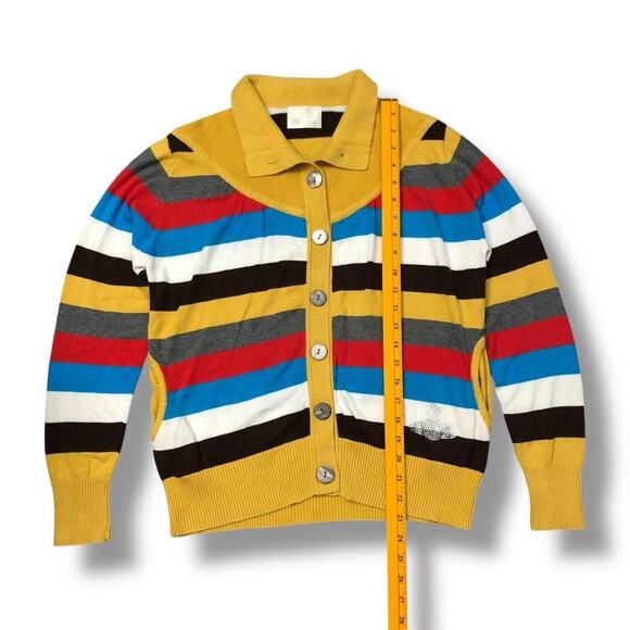 Vivienne Westwood Gold Label Collared Cardigan Top - Picture 4 of 5